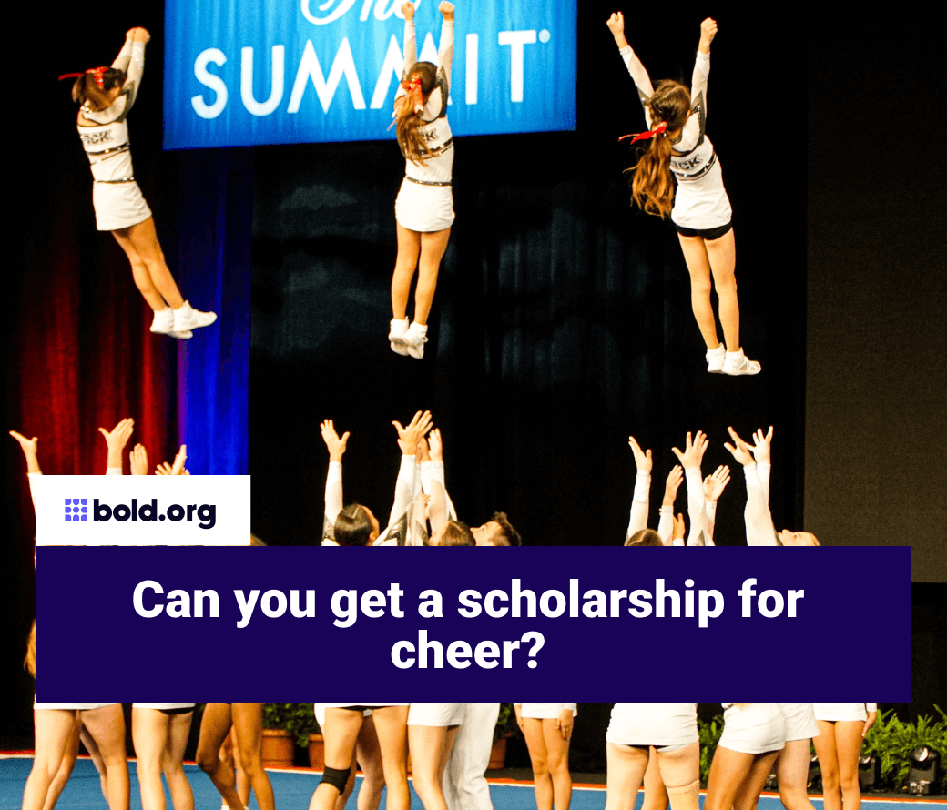 Can you get a scholarship for cheer?