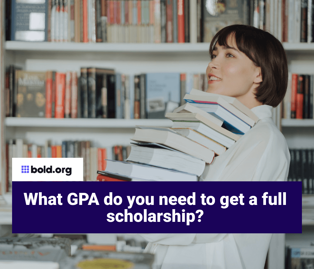 What is the highest GPA to get a scholarship?