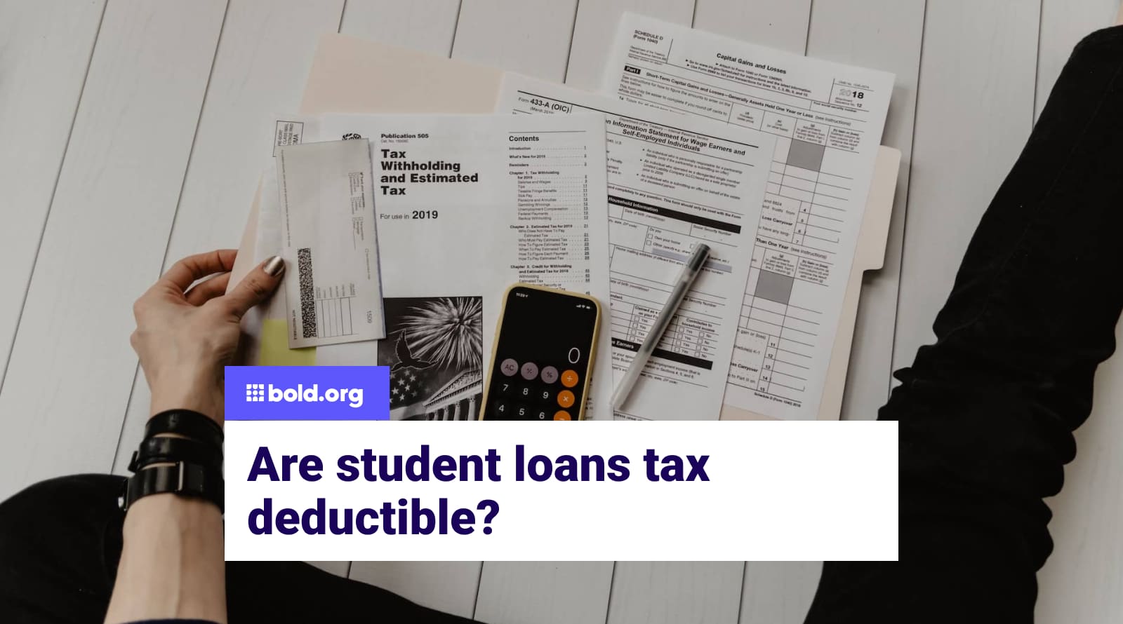 are-student-loans-tax-deductible-bold