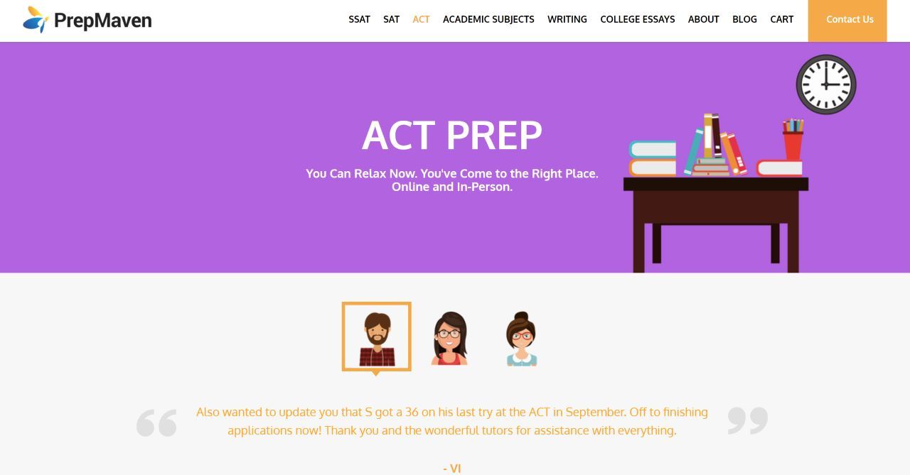 prepmaven tutoring