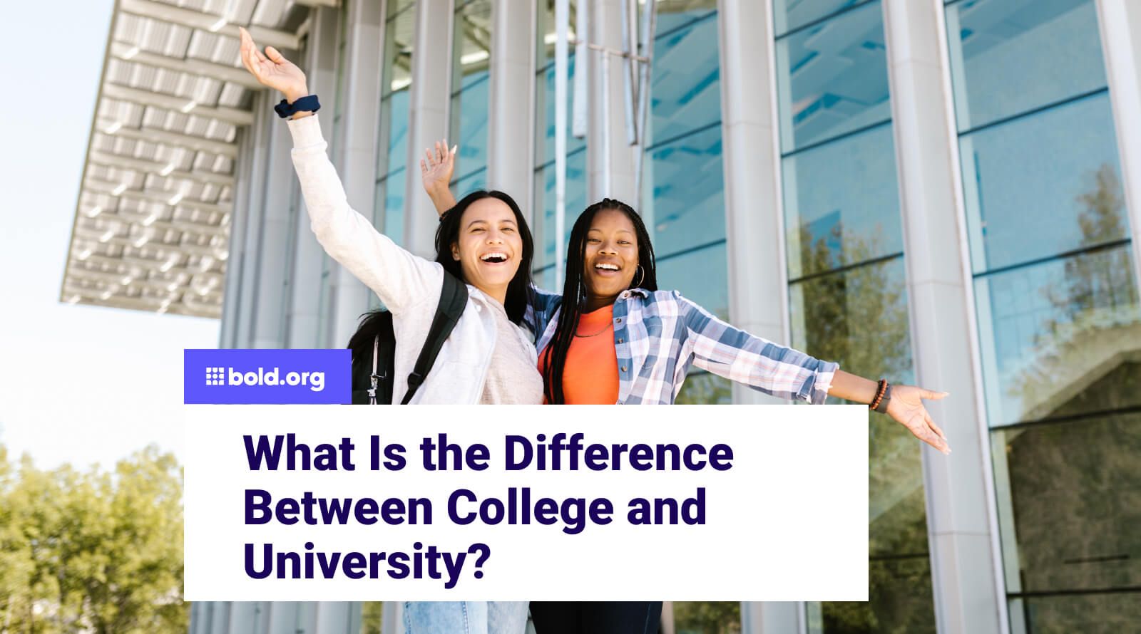 Find the Difference between College and University