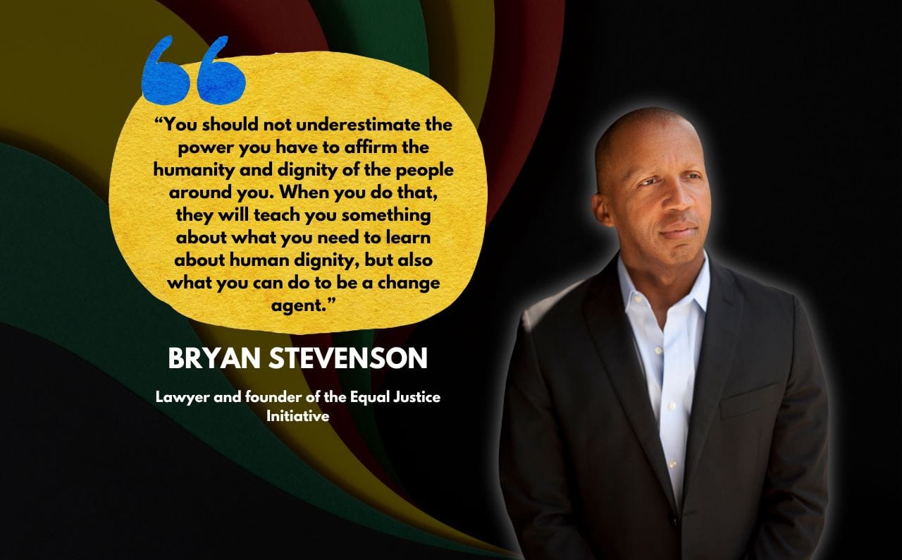 bryan stevenson quote black leaders