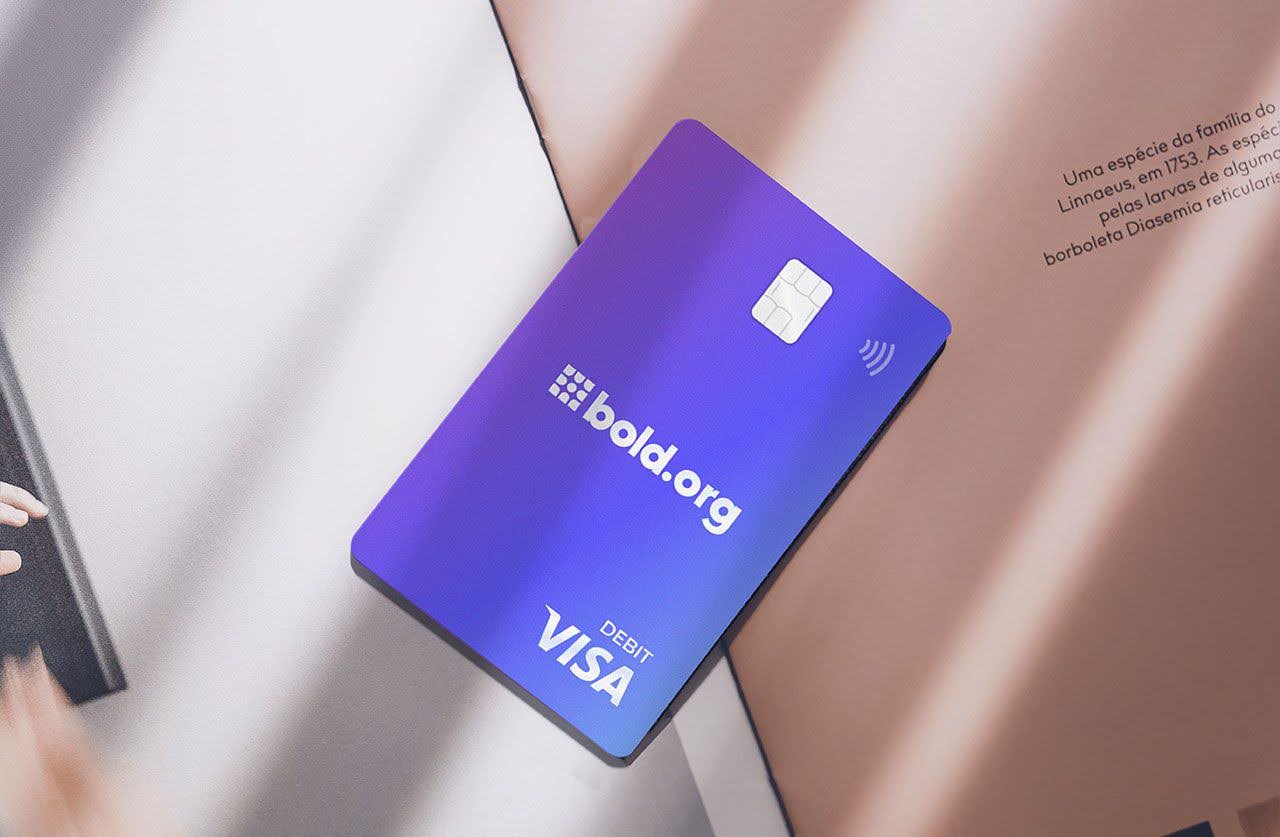 bold visa debit card