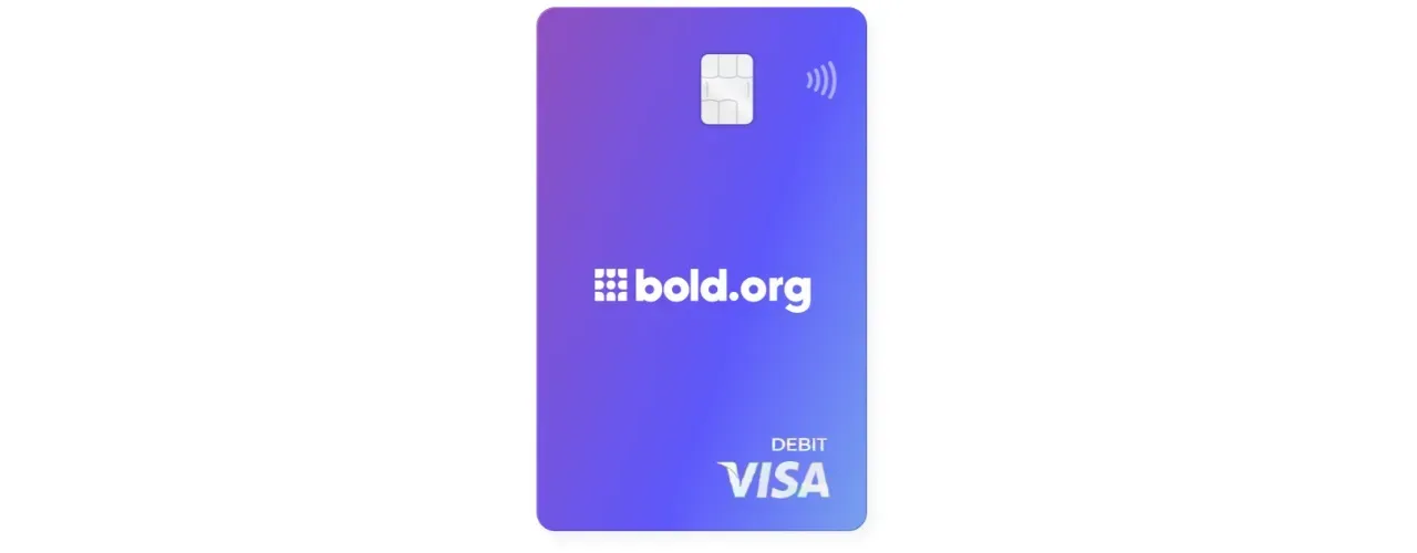 bold visa debit card