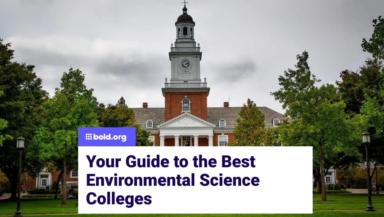 Your Guide to the Best Environmental Science Colleges | Bold.org 
