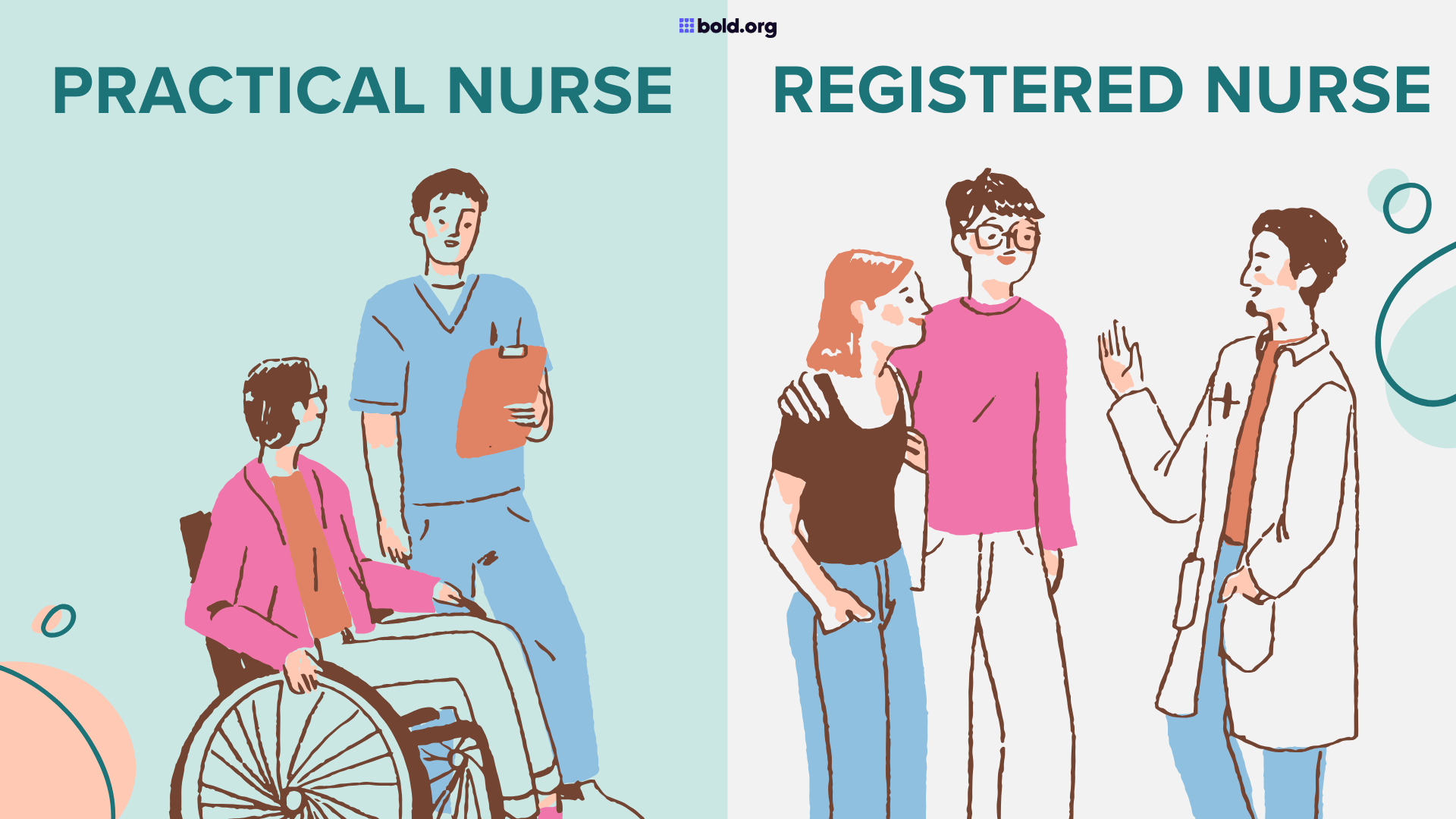 practical nurse vs registered nurse