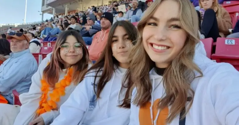 california community college students attend sporting event