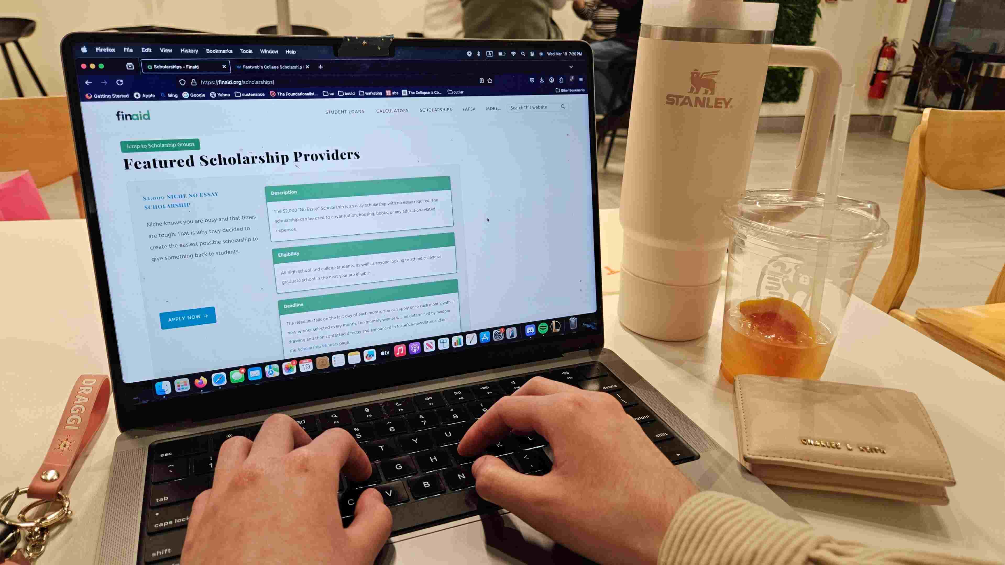 finaid was a good resource for students looking for financial aid